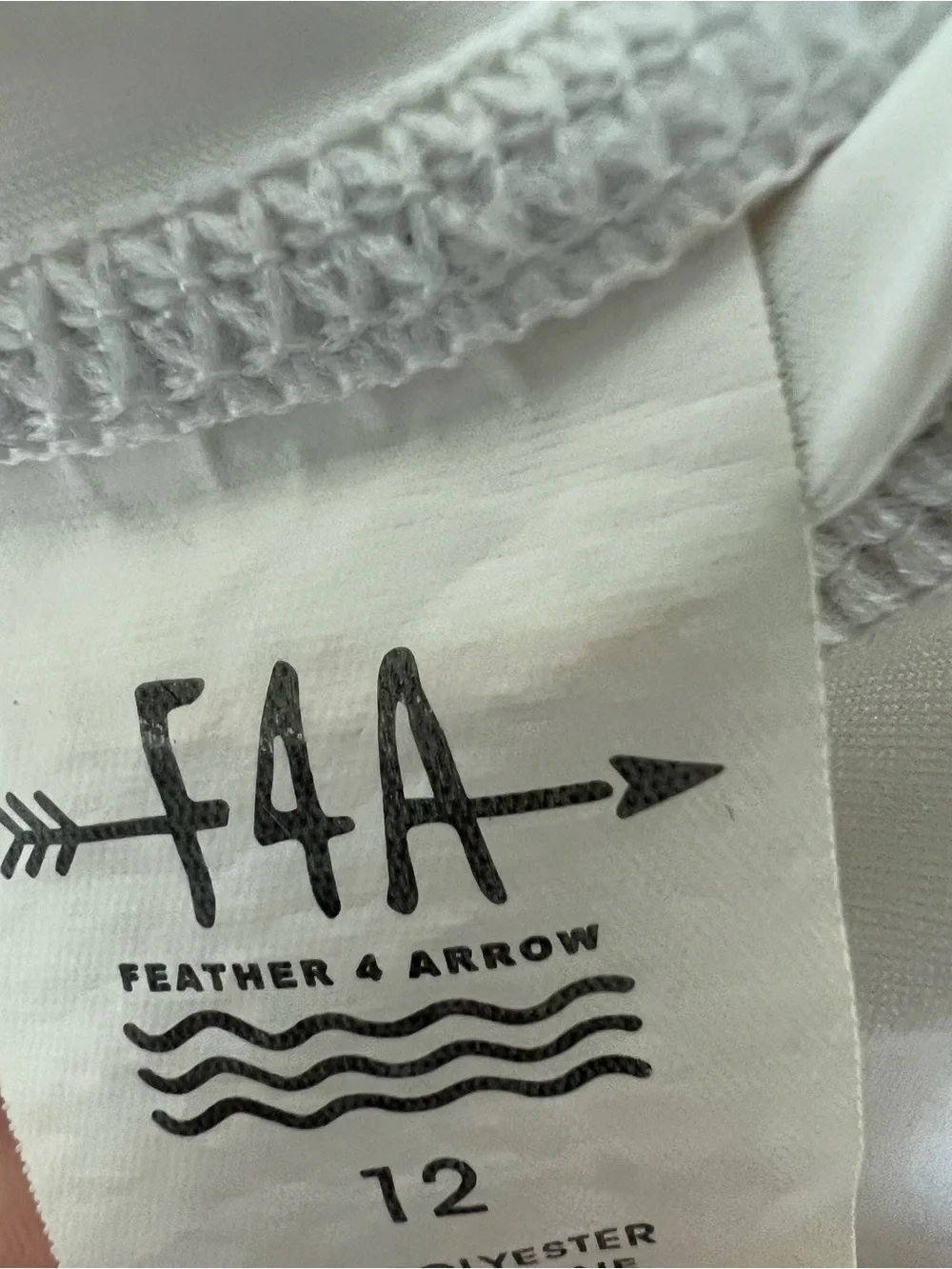 Feather 4 Arrow girls swim top Aloha